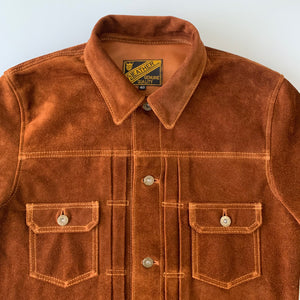 Steer Roughout Suede Type II G Jacket in Camel (TB-141) - Tempo