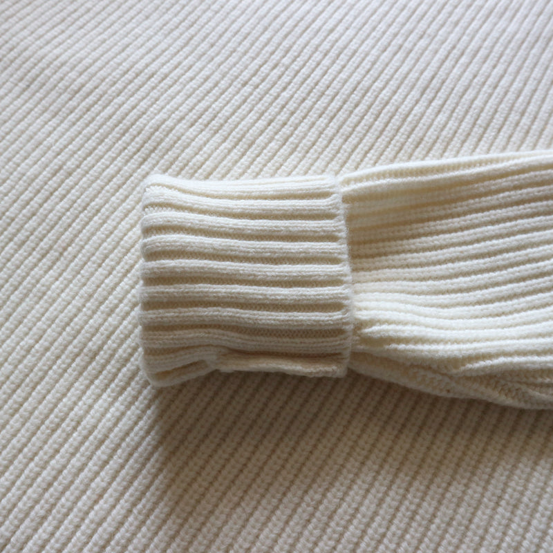 Merino Super Lamb British Turtleneck Sweater in Ruby Brown - Tempo