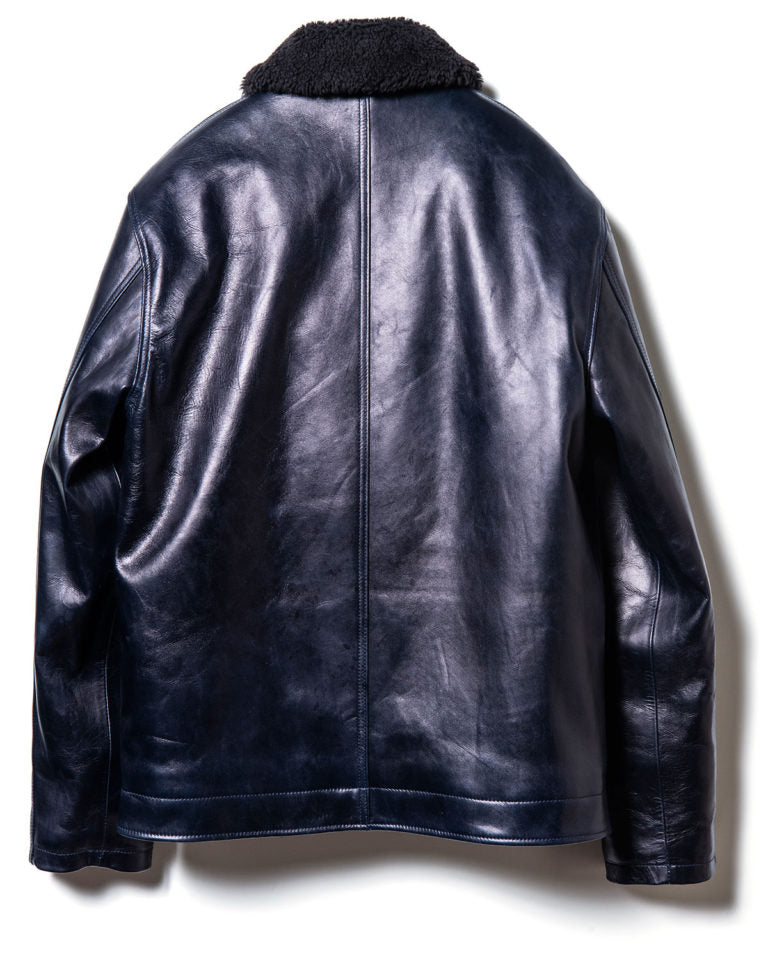 Indigo Dyed Horsehide Type N-1 Jacket (IN-1) - Tempo