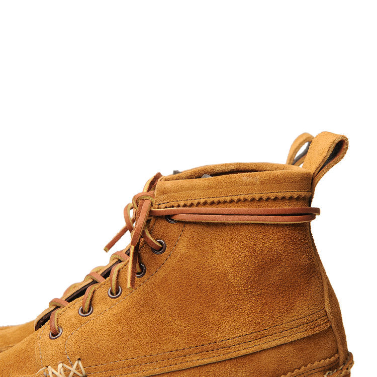 Maine Guide 6 Eye DB Boots in Flesh Out Golden Brown - Tempo