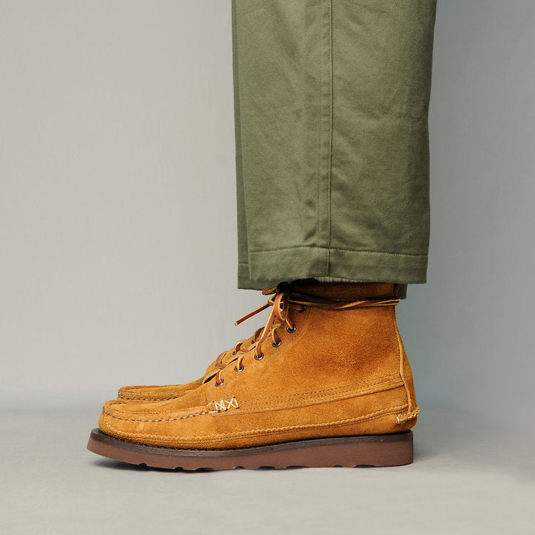 Maine Guide 6 Eye DB Boots in Flesh Out Golden Brown - Tempo