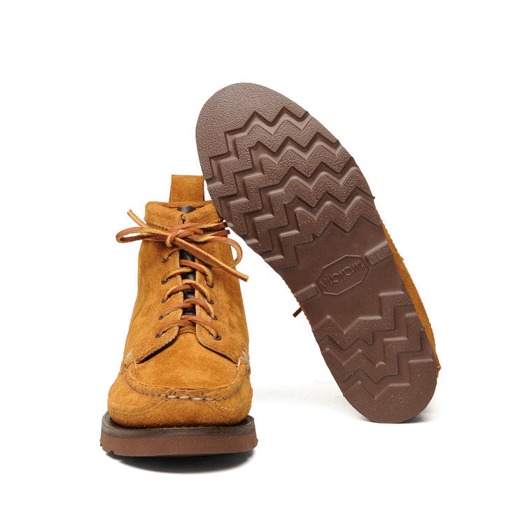 Maine Guide 6 Eye DB Boots in Flesh Out Golden Brown - Tempo