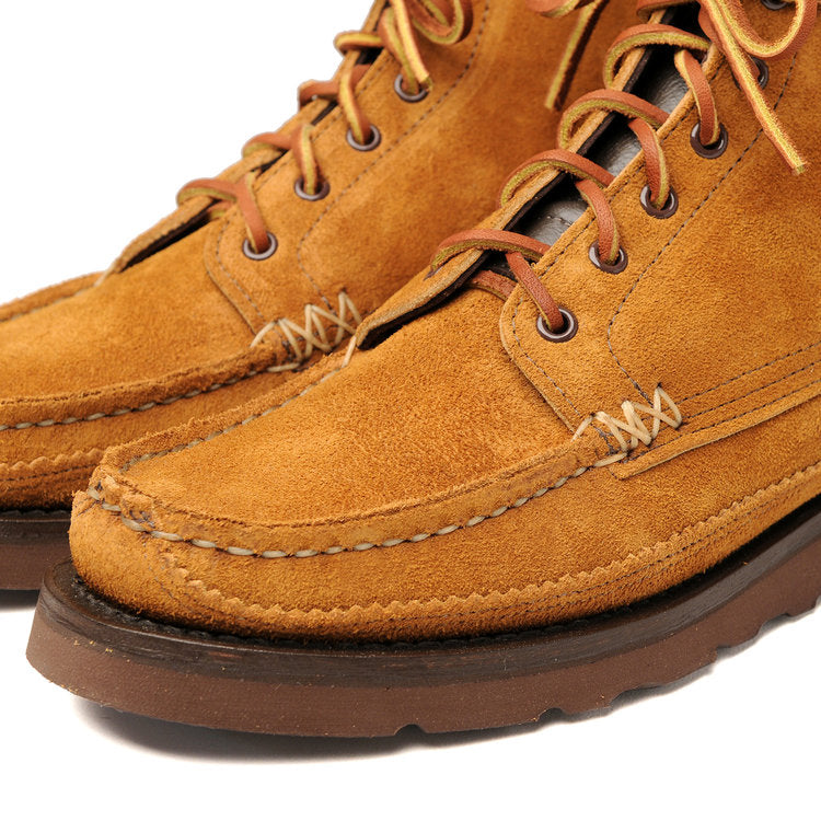 Maine Guide 6 Eye DB Boots in Flesh Out Golden Brown - Tempo