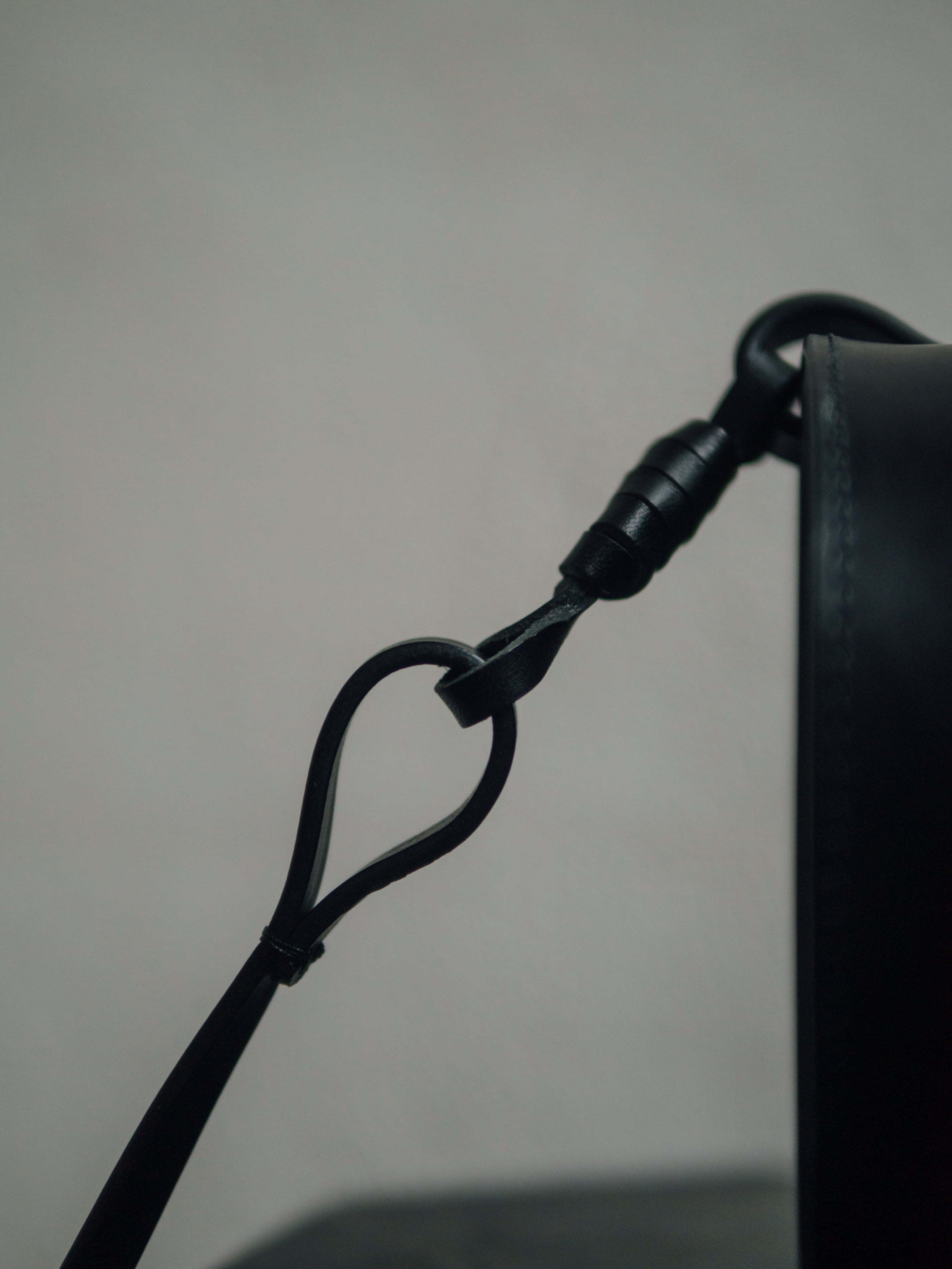 Woven Bamboo Bag in All-Black - Tempo