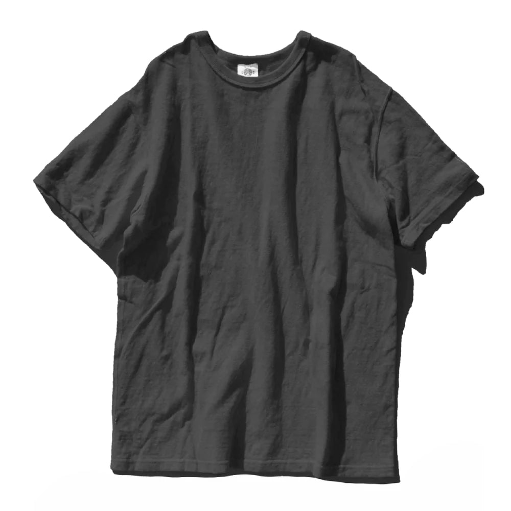 16oz Japanese Organic Cotton T-Shirt  Hand-Dyed with Black Bean- Kuromame - Tempo