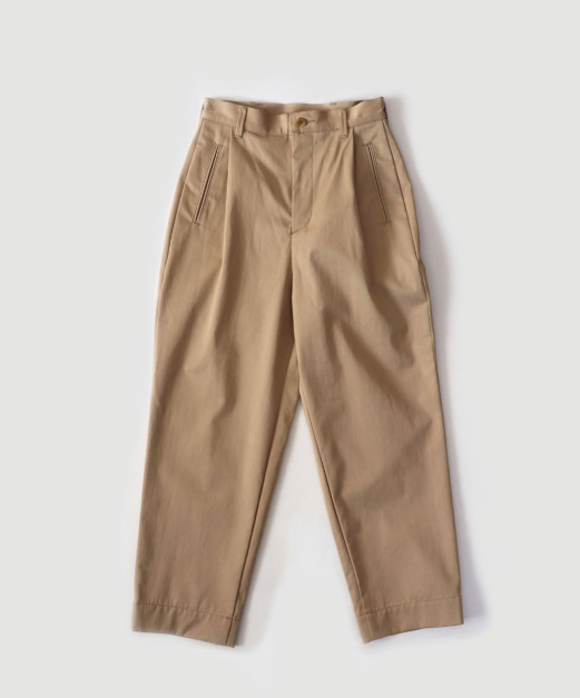 Pilot Slacks in Beige by Ironari at Tempo Design Store Ethically Made