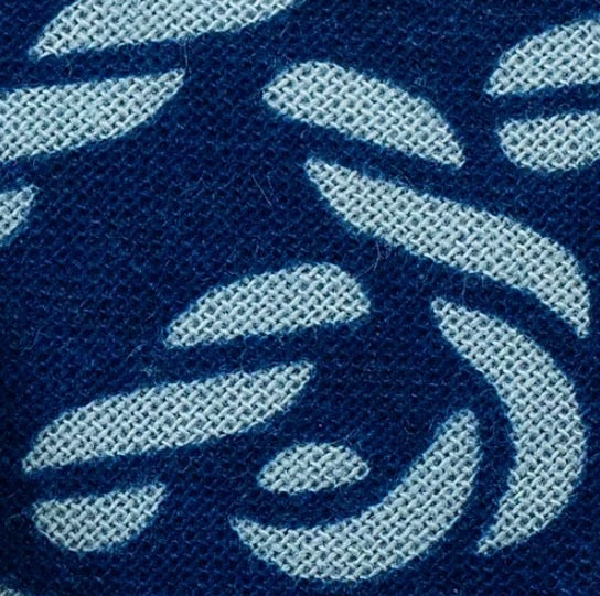 Sukumo Natural Indigo Hand-Dyed Tenugui Waffle Towel - Tempo