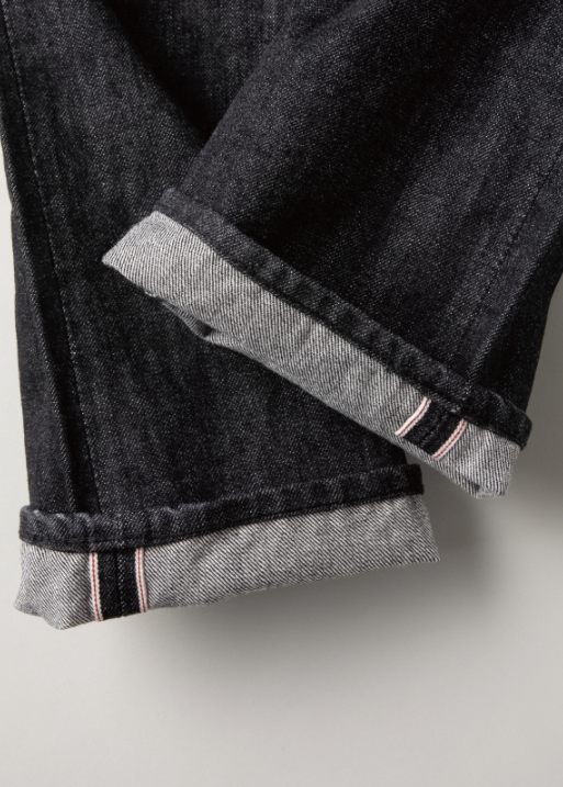 Slim Straight 14oz Black x Écru Selvedge Denim - OW - 1108BK - Tempo