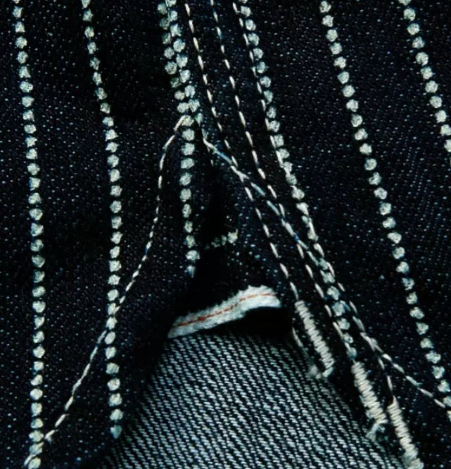 10oz Selvedge Wabash Work Shirt in Indigo Blue FN-SDK-702L - Tempo