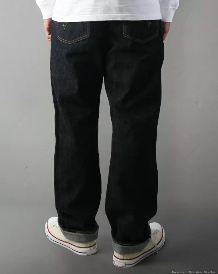 FN-3004 14.5oz Unsanforized Selvedge Loomstate Jeans - Roomy Straight Tapered - Tempo