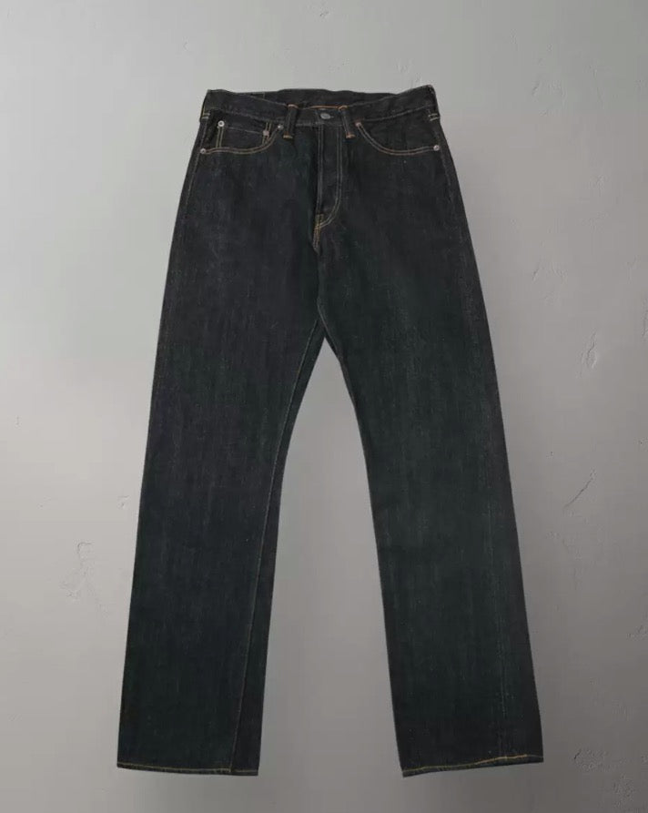 FN-3004 14.5oz Unsanforized Selvedge Loomstate Jeans - Roomy Straight Tapered - Tempo