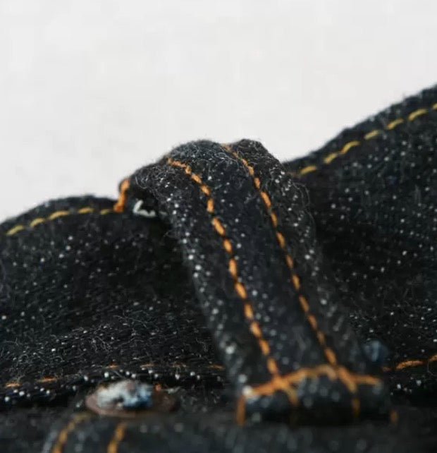 FN-3004 14.5oz Unsanforized Selvedge Loomstate Jeans - Roomy Straight Tapered - Tempo