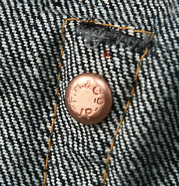 FN-3004 14.5oz Unsanforized Selvedge Loomstate Jeans - Roomy Straight Tapered - Tempo