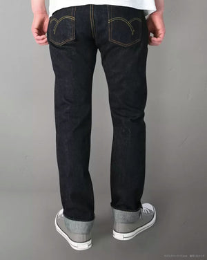 FN-3002 14.5oz Unsanforized Selvedge Loomstate Jeans - Slim Tapered