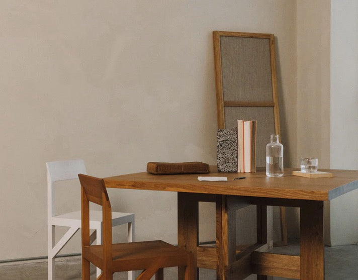 FARMHOUSE TRESTLE TABLE | 120 SQUARE - Tempo