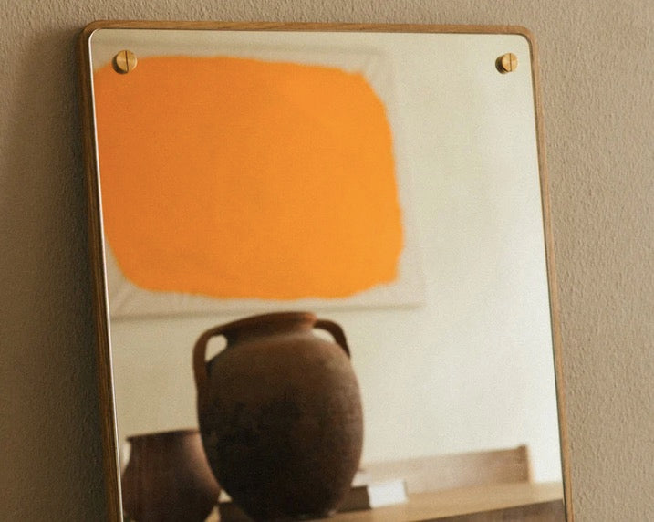 RM-1 RECTANGULAR MIRROR | NATURAL OAK | LARGE - Tempo