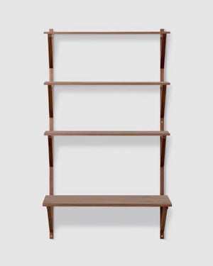 BM29 Shelf | 1 x 4 with Desk | Oak or Walnut