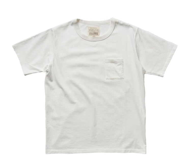 Heavyweight Pocket T-Shirt in White - Tempo