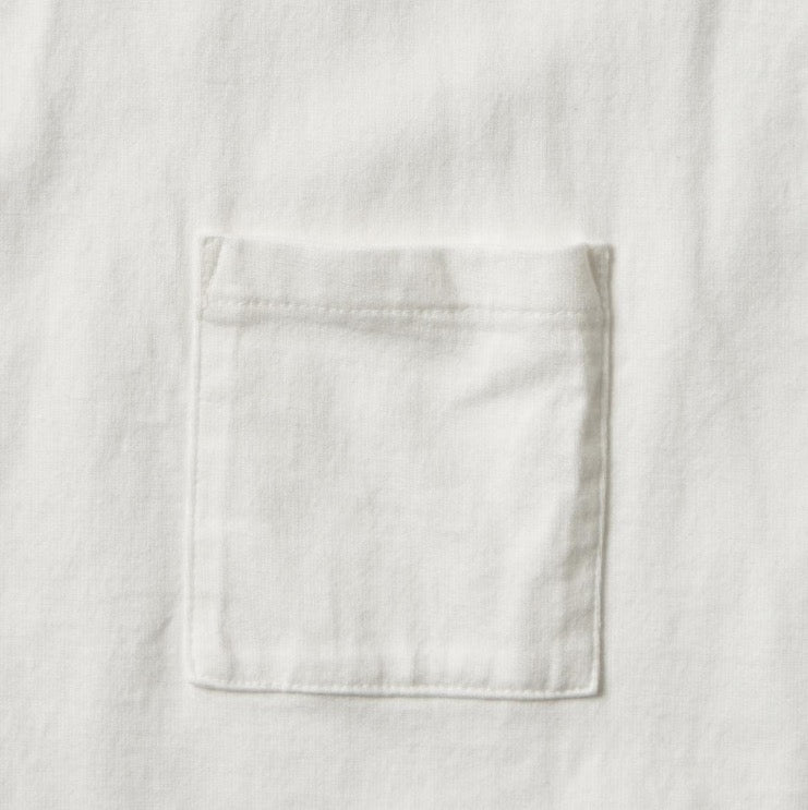 Heavyweight Pocket T-Shirt in White - Tempo