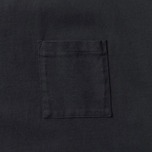 Heavyweight Pocket T-Shirt in Ink-Black