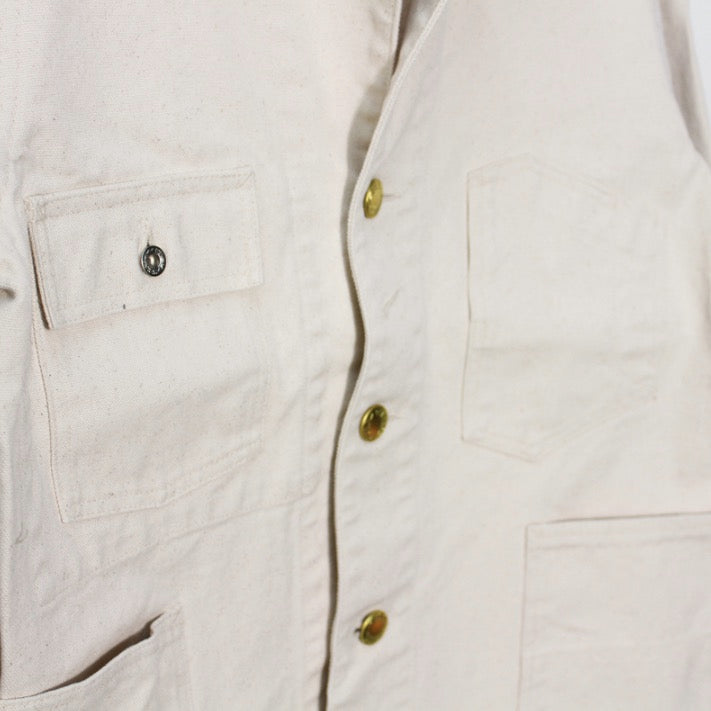 No. 8 Canvas Kurashiki Hanpu Coverall Jacket with Removable Buttons