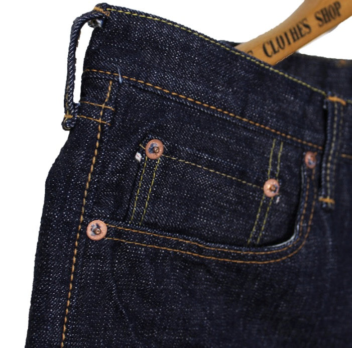 Narrow Straight Denim 14.5oz. Selvedge Slub Yarn - OW - 1108SLW - Tempo