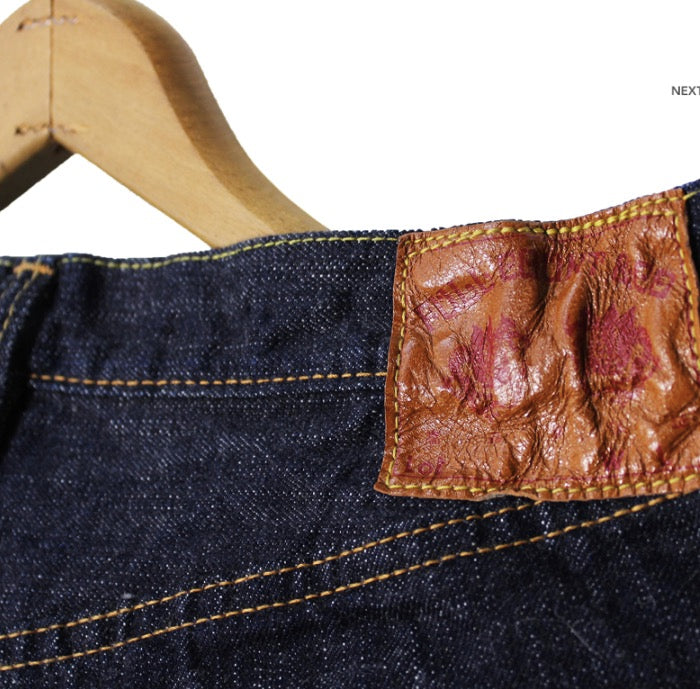 Narrow Straight Denim 14.5oz. Selvedge Slub Yarn - OW - 1108SLW - Tempo