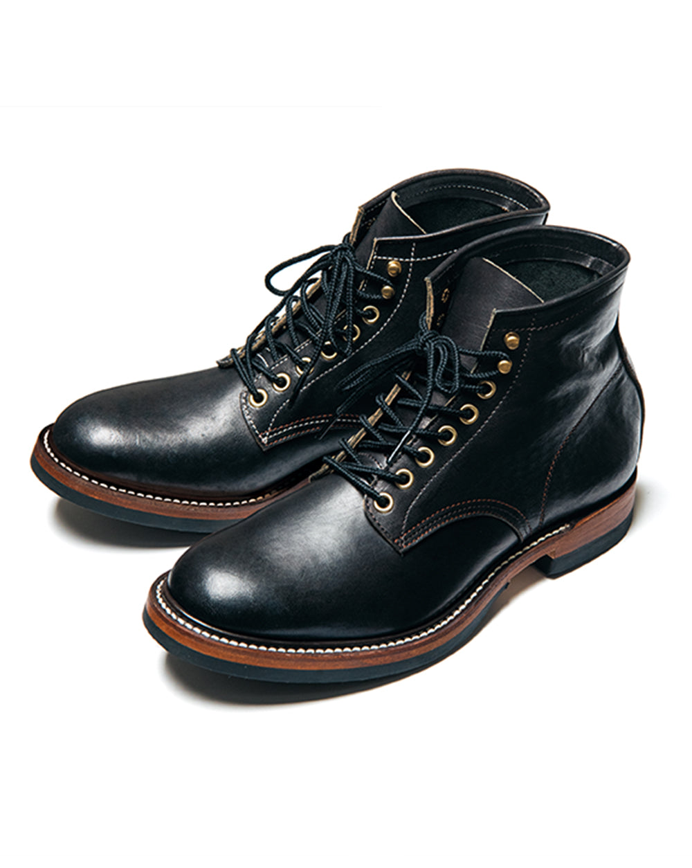 Veg Chrome Horse Service Boots in Black (VS-02) - Tempo