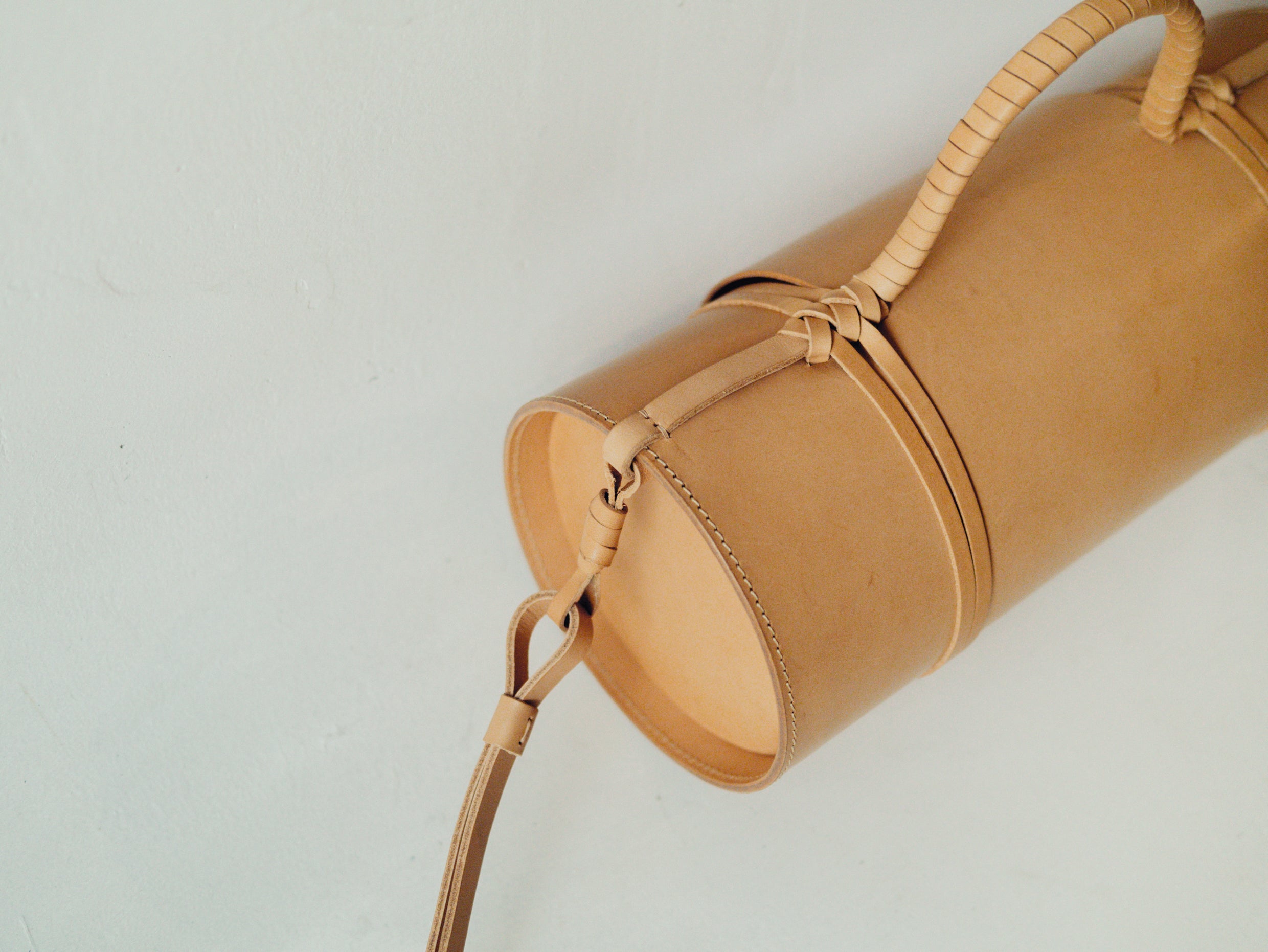 Woven Bamboo Bag in Natural - Tempo