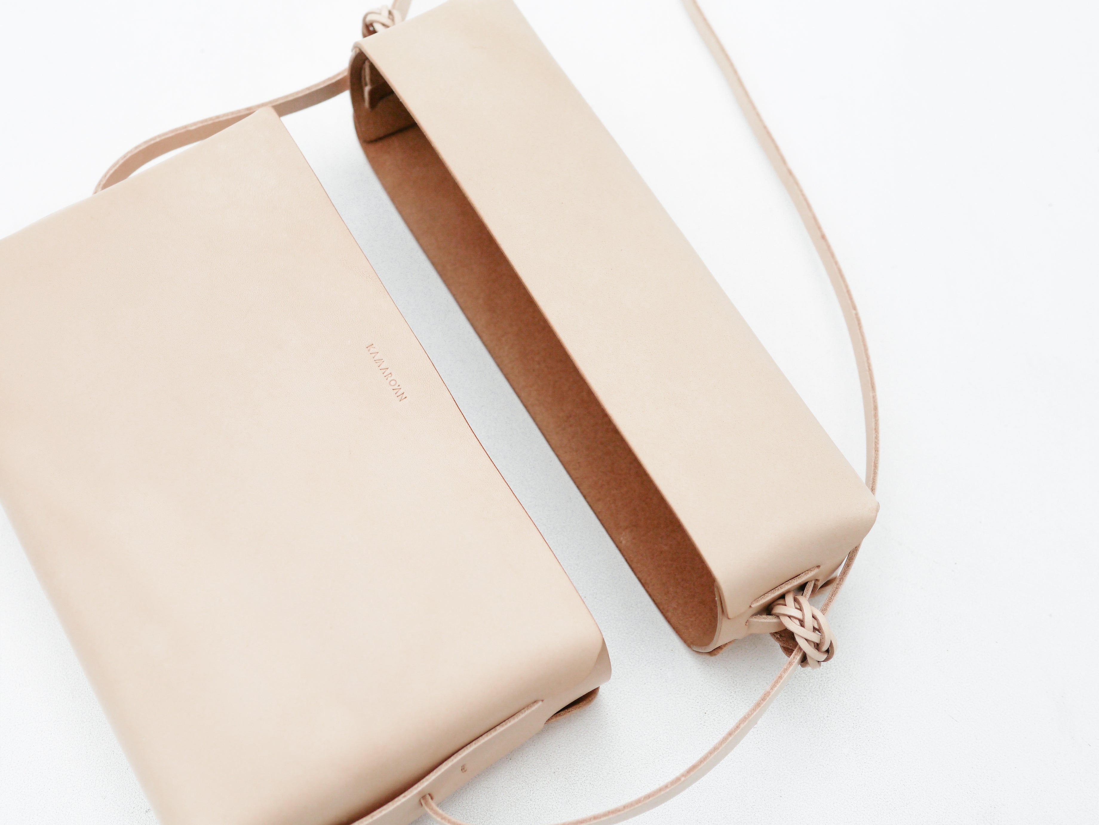 Woven Lid Bag in Natural - Tempo