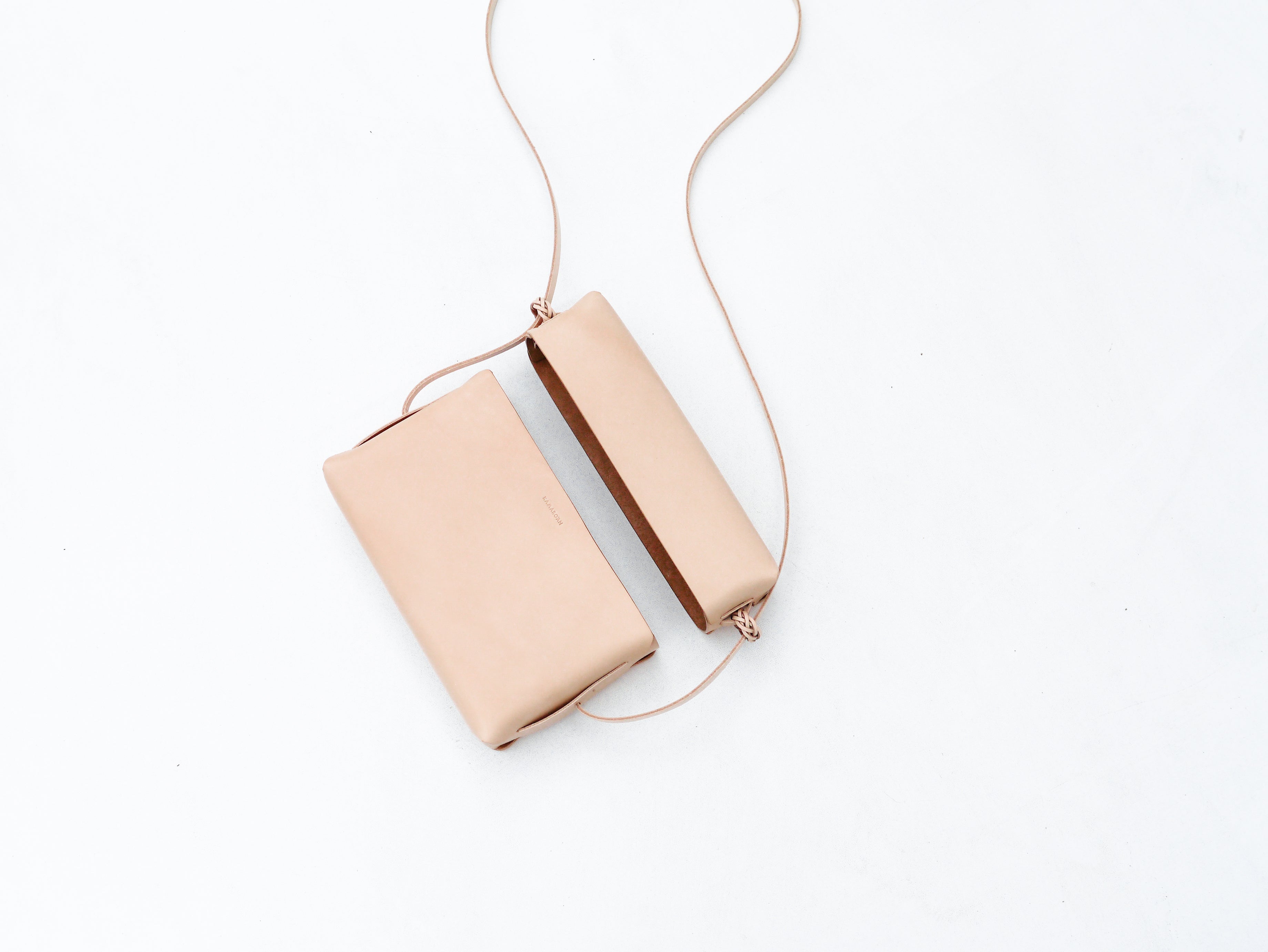 Woven Lid Bag in Natural - Tempo