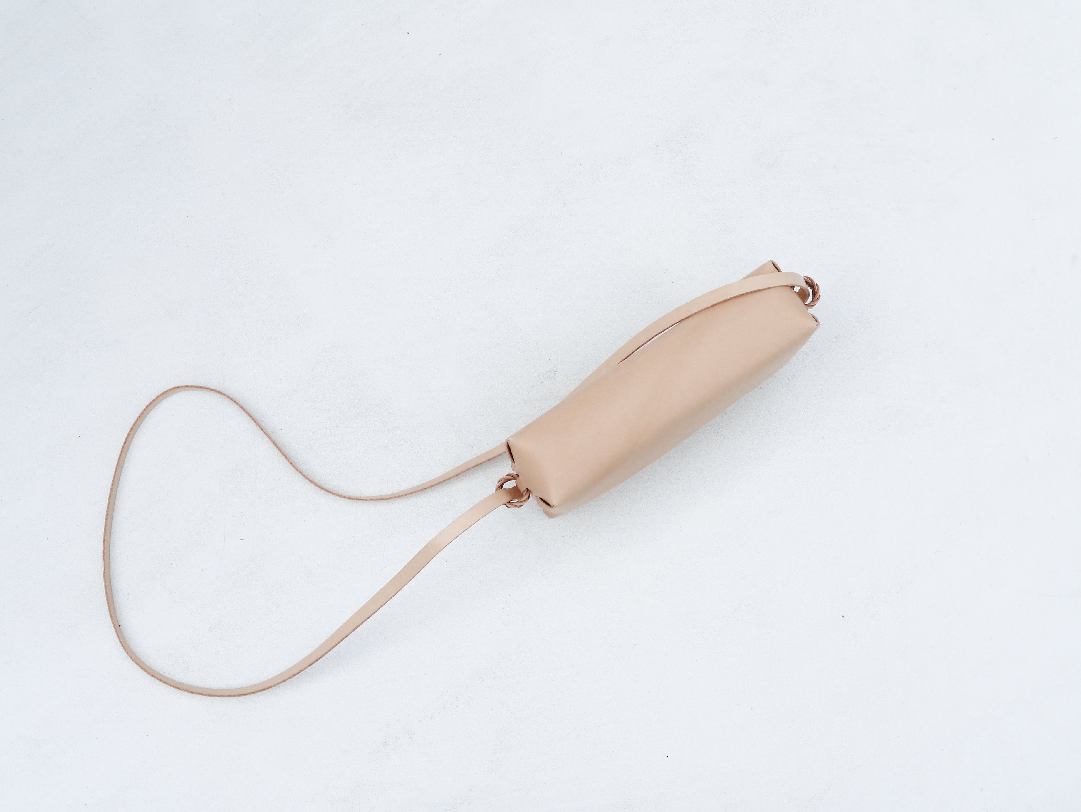 Woven Lid Bag in Natural - Tempo