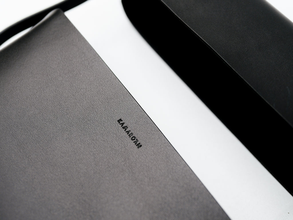 Woven Lid Bag in Black - Tempo