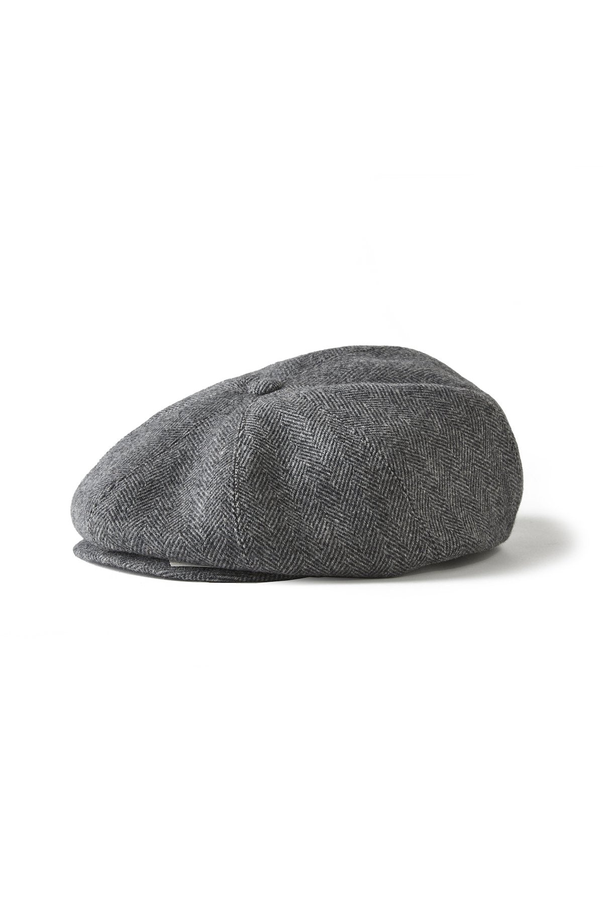 Peaked Cap in Zig Zag Herringbone - Tempo