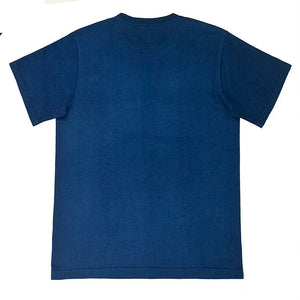 Tsuri-Ami Loopwheel T-Shirt II - Indigo - Sukumo Natural Indigo Hand-Dyed