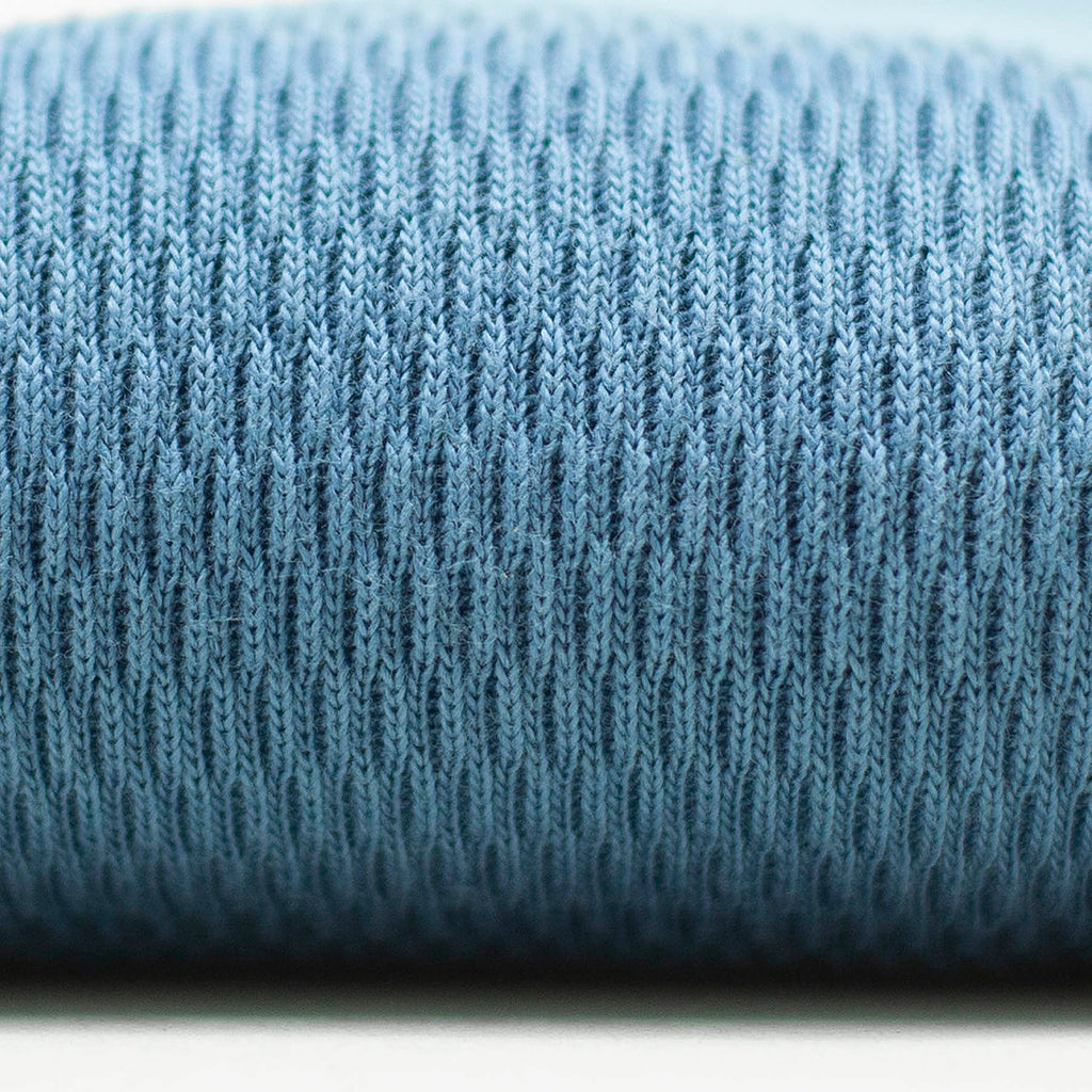 Thermal Long Sleeve - Light Indigo Cotton  - Sukumo Natural Indigo Hand-Dyed - Tempo