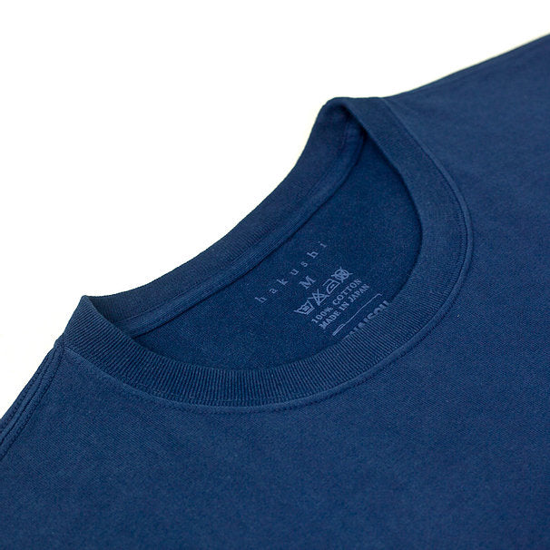 Tsuri-Ami Loopwheel T-Shirt II - Indigo - Sukumo Natural Indigo Hand-Dyed - Tempo