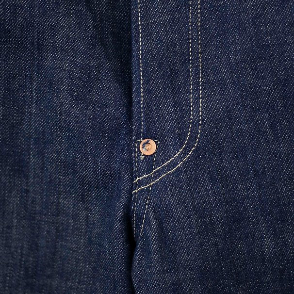 819 Denim 13.5oz Selvedge - Hi-Rise Wide Tapered - Sukumo Natural Indigo Hand-Dyed - Tempo
