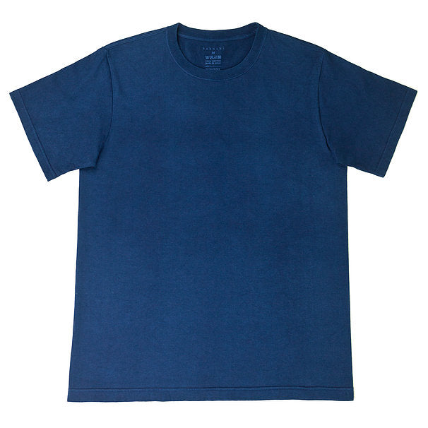 Tsuri-Ami Loopwheel T-Shirt II - Indigo - Sukumo Natural Indigo Hand-Dyed - Tempo