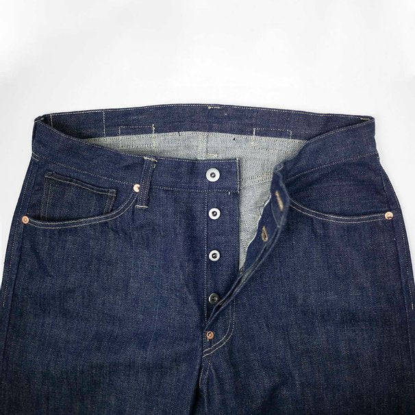 819 Denim 13.5oz Selvedge - Hi-Rise Wide Tapered - Sukumo Natural Indigo Hand-Dyed - Tempo