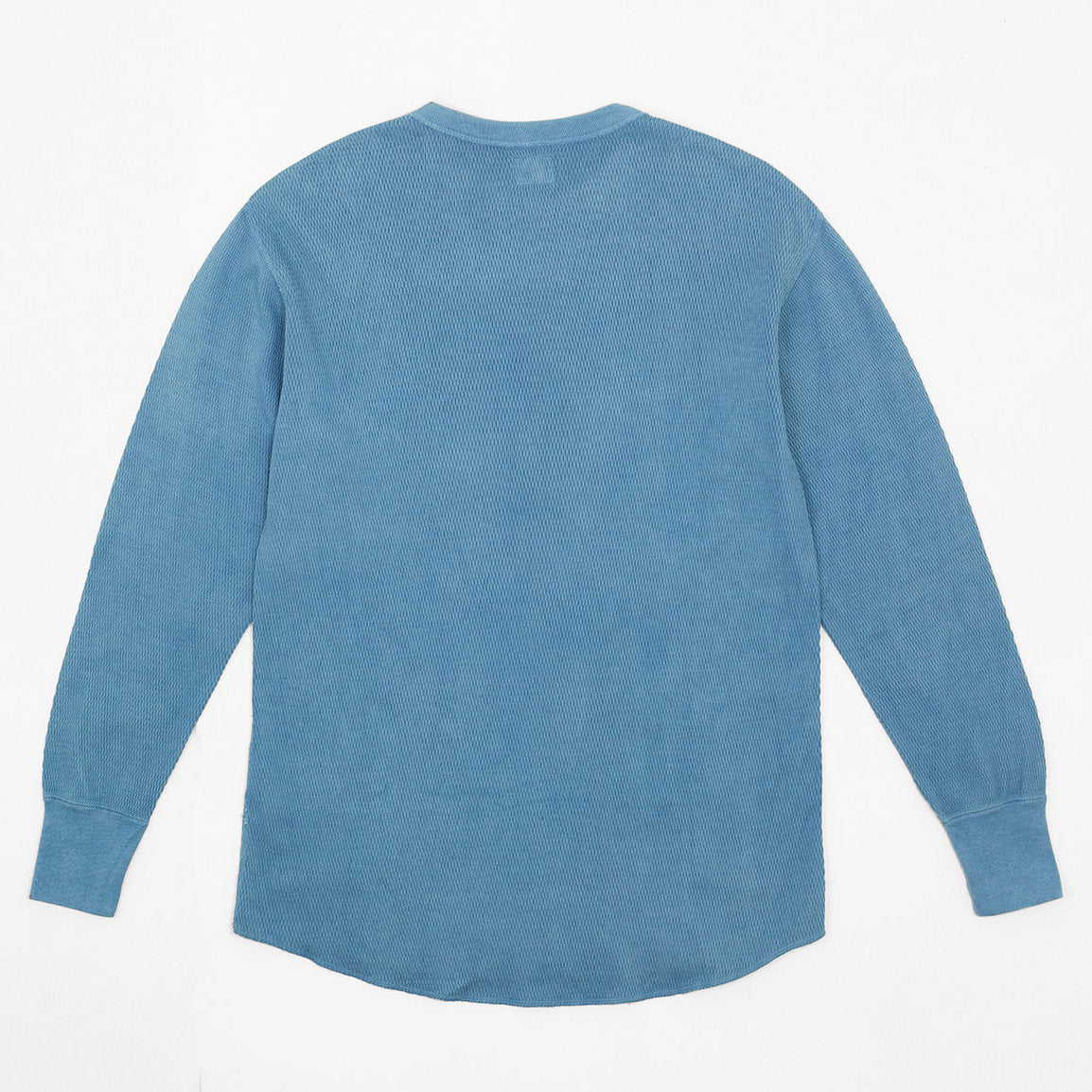 Thermal Long Sleeve - Light Indigo Cotton  - Sukumo Natural Indigo Hand-Dyed - Tempo