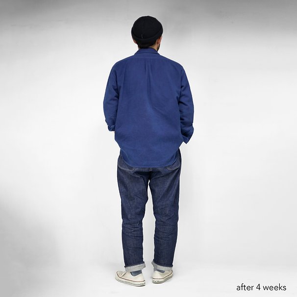 819 Denim 13.5oz Selvedge - Hi-Rise Wide Tapered - Sukumo Natural Indigo Hand-Dyed - Tempo