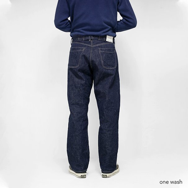 819 Denim 13.5oz Selvedge - Hi-Rise Wide Tapered - Sukumo Natural Indigo Hand-Dyed - Tempo