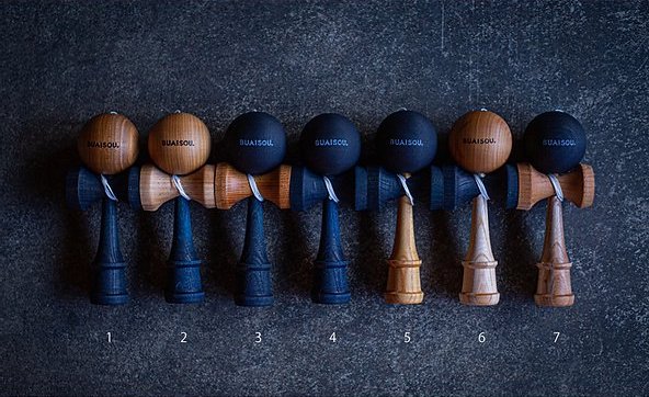 Kendama #3 - Sukumo Natural Indigo Hand-Dyed - Tempo