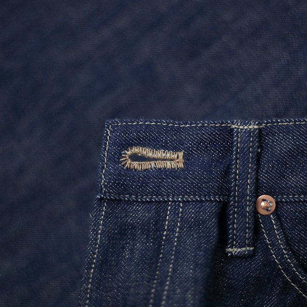 819 Denim 13.5oz Selvedge - Hi-Rise Wide Tapered - Sukumo Natural Indigo Hand-Dyed - Tempo