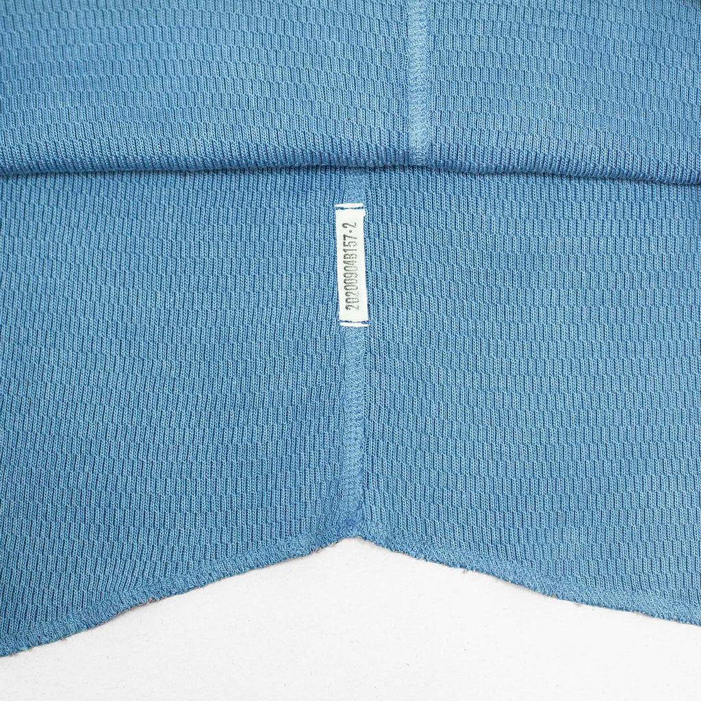 Thermal Long Sleeve - Light Indigo Cotton  - Sukumo Natural Indigo Hand-Dyed - Tempo