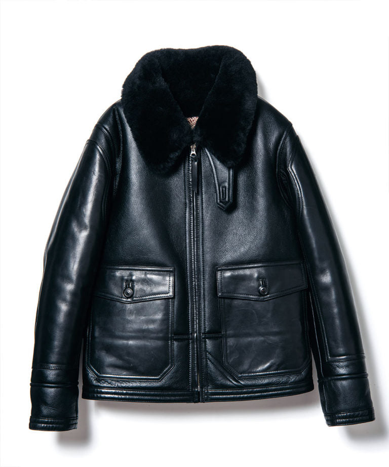 Colomer Mouton in Black (Type ANJ-04) Jacket - Tempo