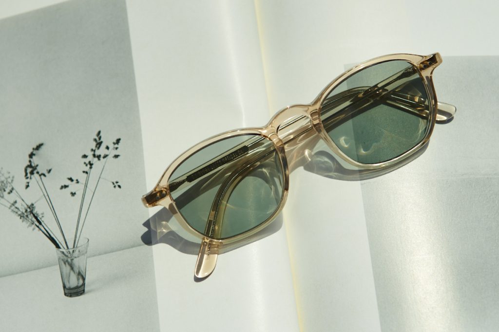 Mike in Vintage Clear Pink Cellulose Acetate - Tempo