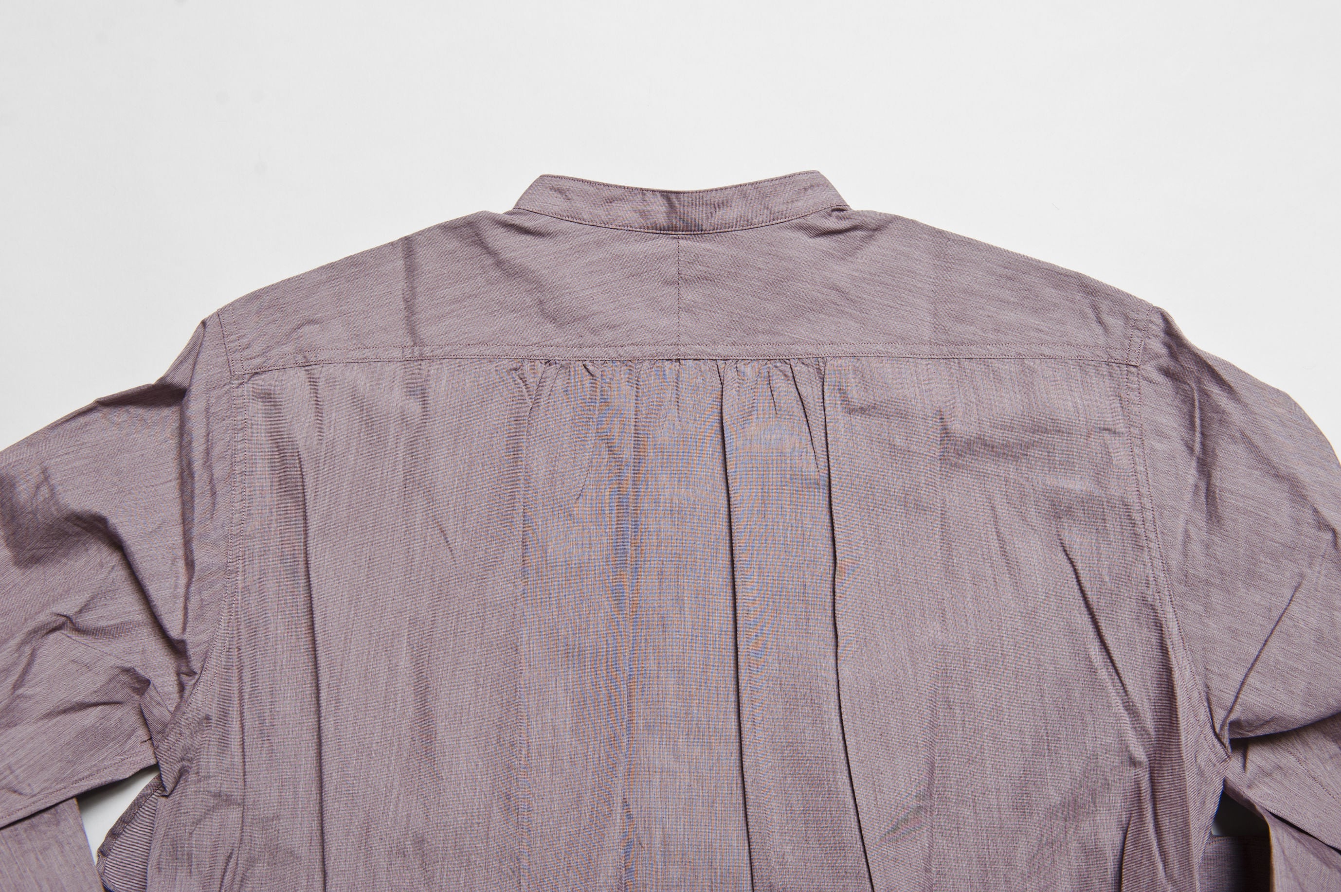 "Livingstone" Cotton Shirt in Burgundy - Tempo