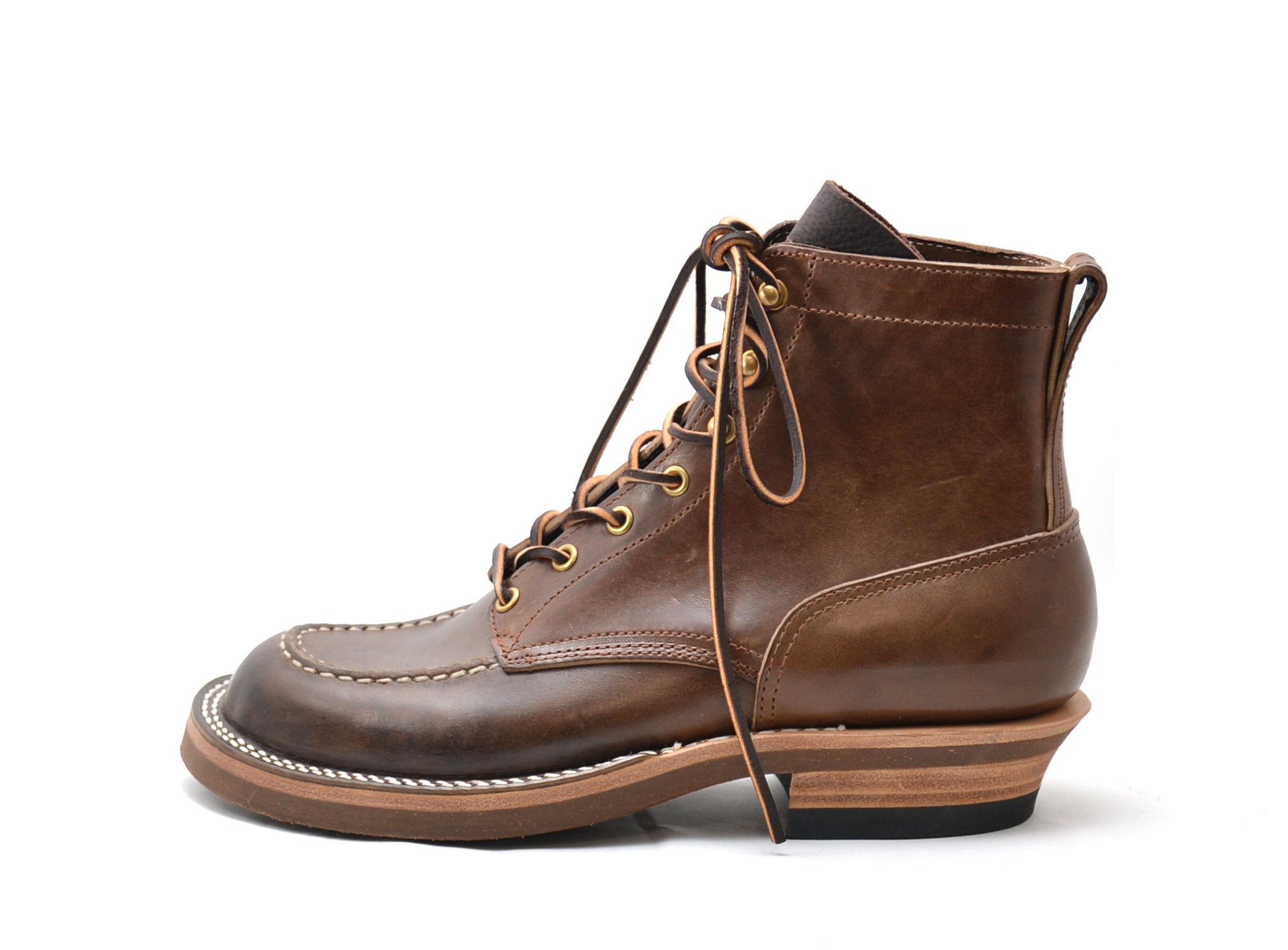 ROOTS FAT MOC in Horsebutt Brown - Tempo